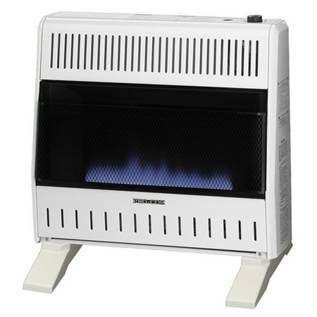 PROCOM Dual Fuel Ventless Blue Flame Gas Space Heater With Blower And MNSD300TBA-BB